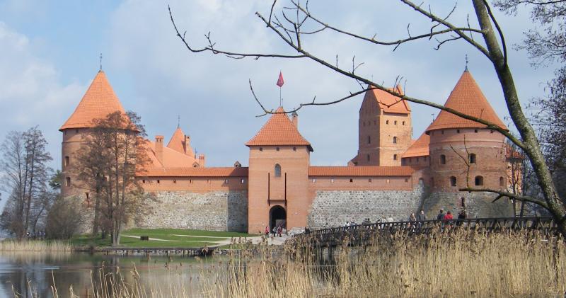 Burg Trakai am See in Litauen
